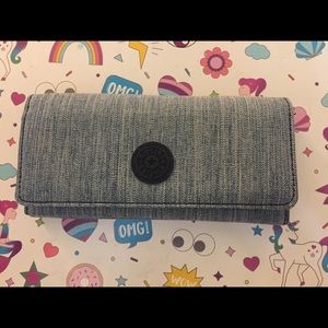 Kipling Indigo Blue New Teddi Wallet